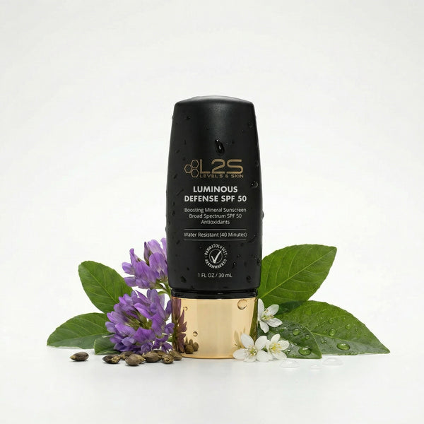 Luminous Defense Sunscreen SPF 50 w/ Bakuchiol + Antioxidant Mineral ...